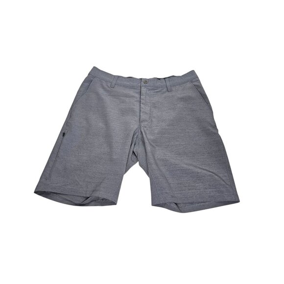 BYLT Premium Basics Kinetic Shorts Men’s Large 9.5" Slate Gray Performance Chino - Picture 1 of 14